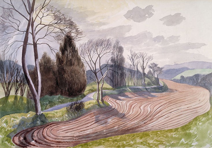 'Landscape near Hadleigh' by John Nash (Print)