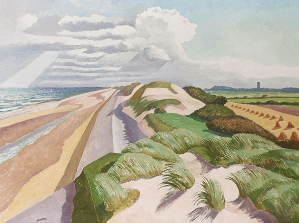 'Norfolk Coast' (Waxham to Winterton), 1932 by John Nash (W119) * 