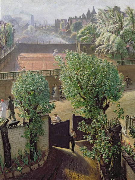 'Spring in St Johns Wood' by Laura Knight (1887 - 1970) (W153) 