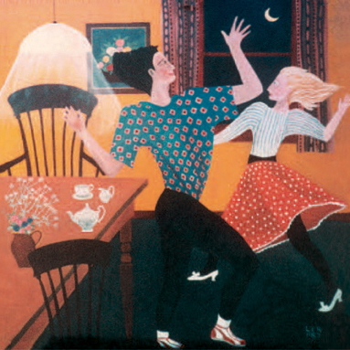 'Dancing in the Kitchen' by Lucy Raverat (B474) *