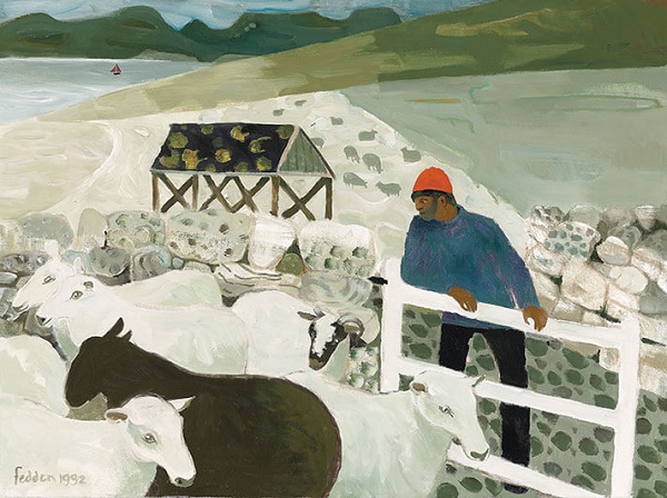 'Highland Sheep' by Mary Fedden (W140) 