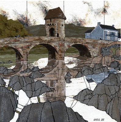 'Monnow Bridge' by David Day (Print)