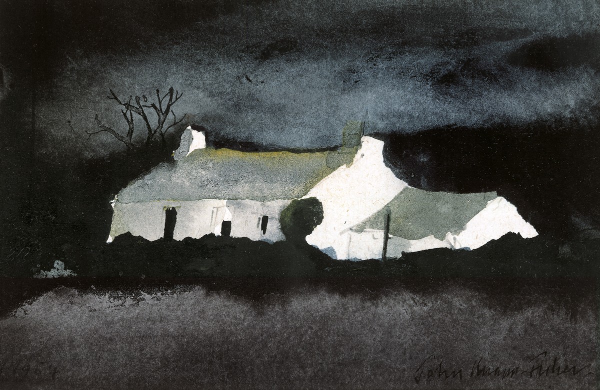  'Watch Cottage' by John Knapp-Fisher (Print)