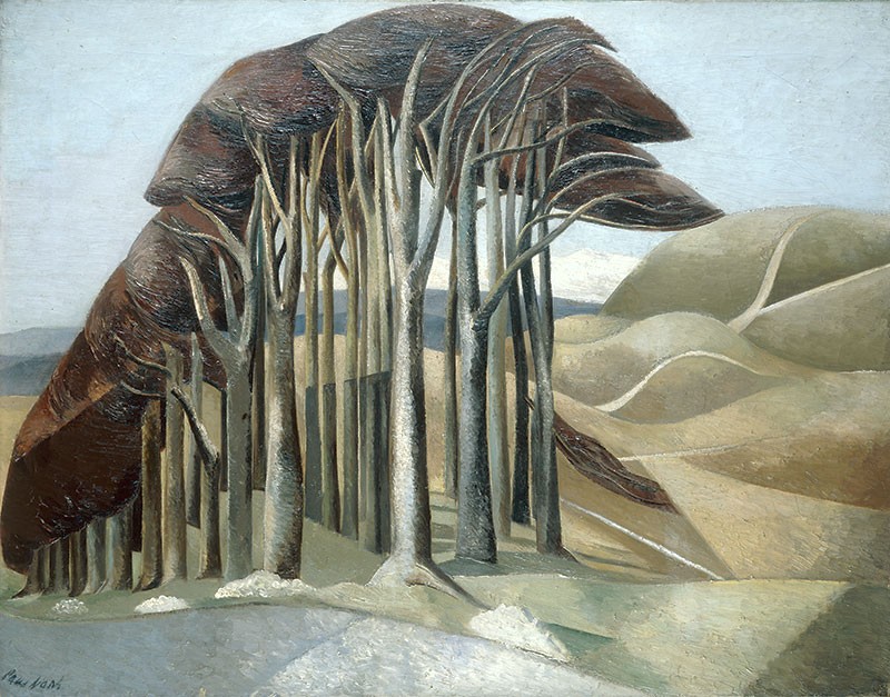 'Wood on the Downs' by Paul Nash (Print)