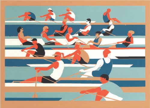 'Rowers' by Eliza Southwood (B211) d