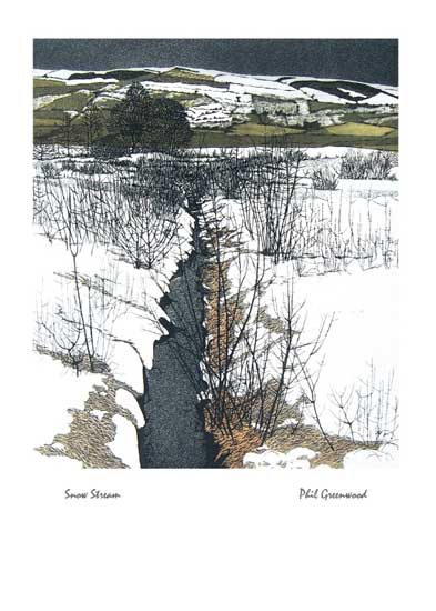 'Snow Stream' by Phil Greenwood (J007) NEW