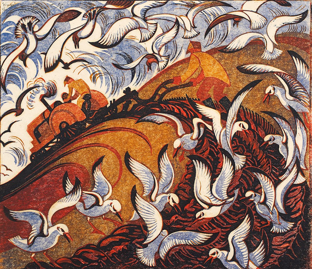 'Wings' by Sybil Andrews (Print)