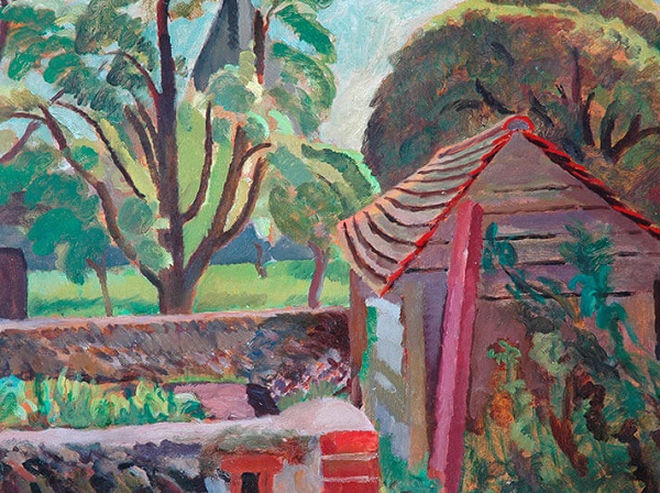 'Garden at Monk's House, Sussex' 1947 by Vanessa Bell (W115) *