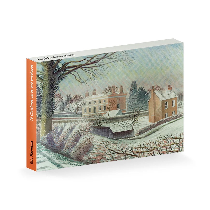 Eric Ravilious 'Vicarage in the Snow' (CX05) g2 (10 card wallet) NEW 
