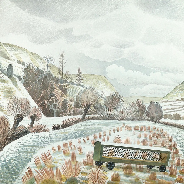 Eric Ravilious 'New Year Snow' (CX08) g2 (10 card wallet) NEW 
