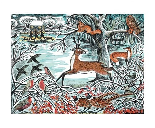 'Winter Woodland' by Angela Harding (A673w)