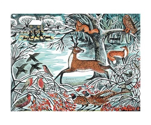 'Winter Woodland' by Angela Harding (A673w) (AH1817x)