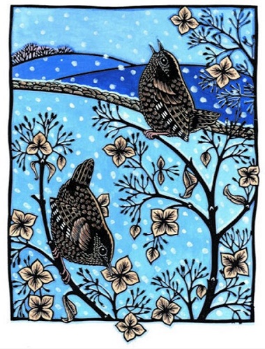 Winter Wren by Andrea Wisnewski (6 card pack) (BX) g2 Christmas NEW Coming Soon