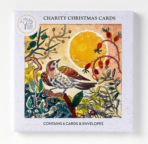 'Finch and Berries' by Emily Sutton g2 (6 card pack) (BX06) Christmas Back In Stock Soon