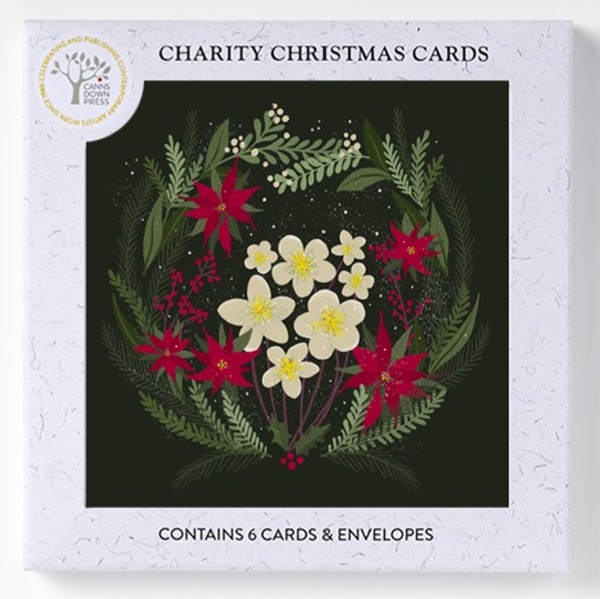 'Winter Flowers' by Anjana MIstry NEW (6 card pack) (BX13) g2 Christmas Coming Soon