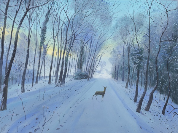'Snow in the Morning' by Nicholas Heley Hutchinson NEW (6 card pack) (BX05) g2 Christmas Coming Soon