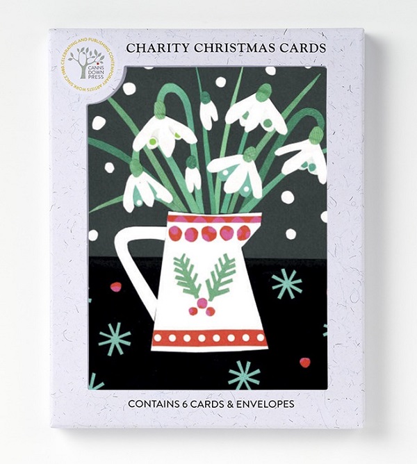 'Snowdrops' by Jane Robbins (6 card pack) (xcdp103) Christmas